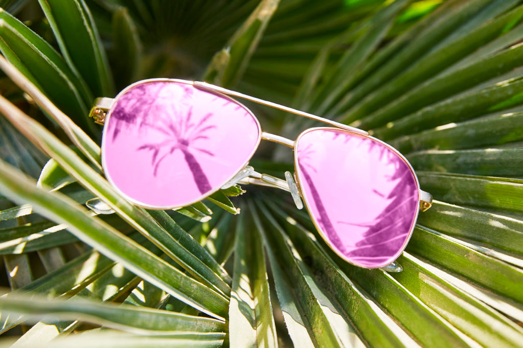 Gafas de sol polarizados para mujer, color rosa.