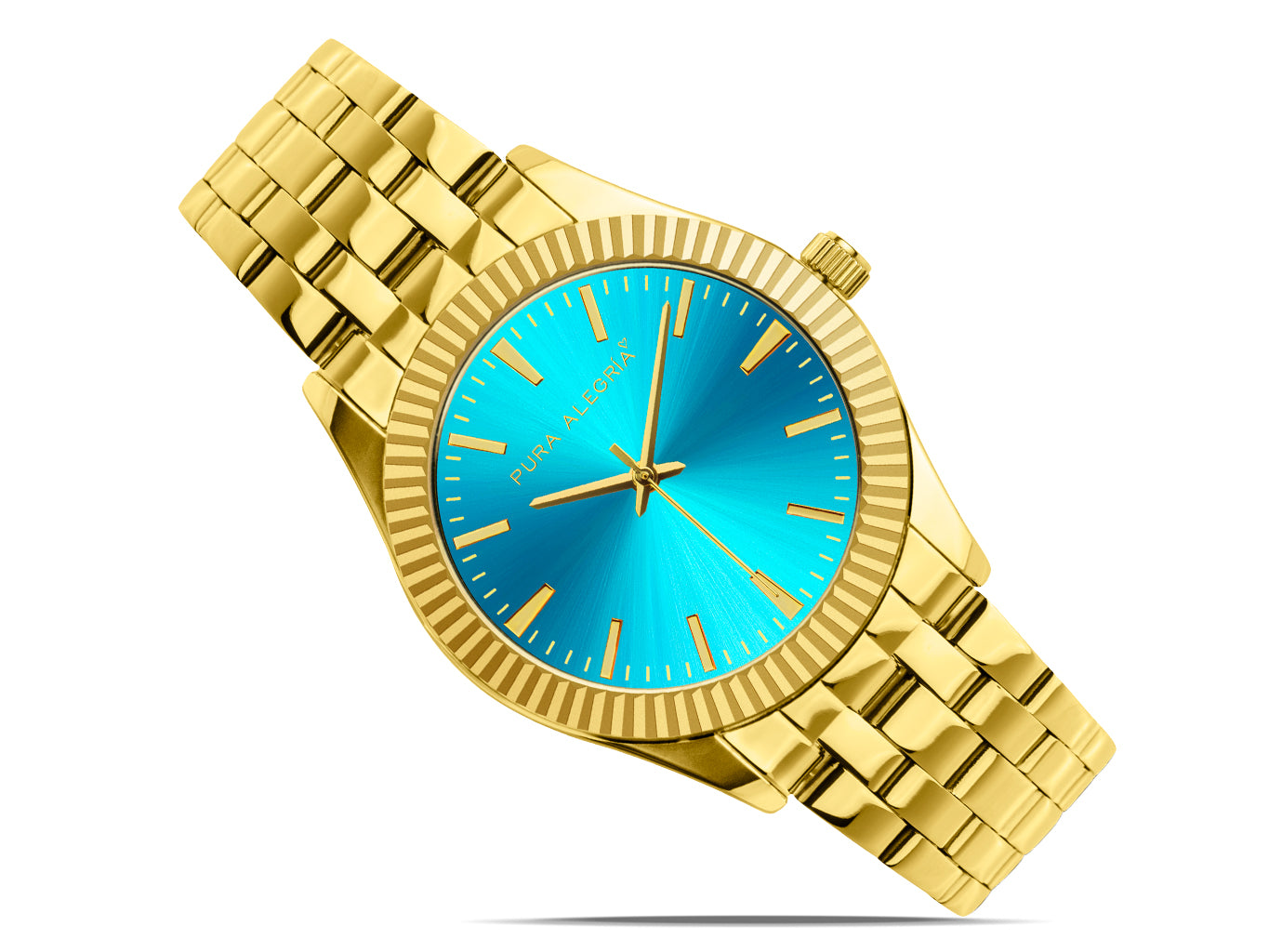  Relojes para mujer, reloj de pulsera, reloj dorado de