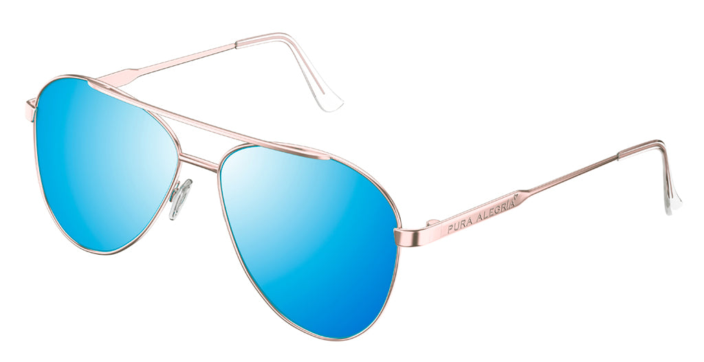 Gafas de sol polarizados para mujer, color azul marino.