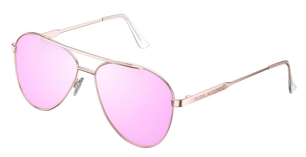 Gafas de sol polarizados para mujer, color rosa.